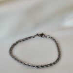 Twisted bracelet silver