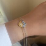 Sun and moon bracelet