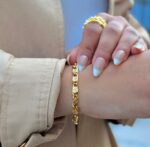 Gold patterned