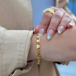 Gold patterned