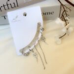 Silver earrings