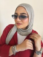 ⁦Silver Frame Sunglasses⁩ - الصورة ⁦3⁩