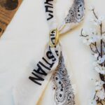 Ivory Noir Scarf